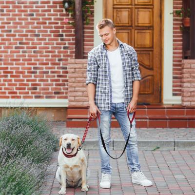 VARIO Double Handle With Neoprene Leash - 6ft